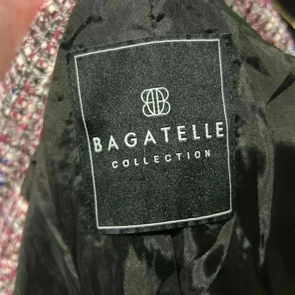 NWT BAGATELLE PLAID TWEED POLYESTER/WOOL LINED BLAZER SIZE MEDIUM - Picture 10 of 12